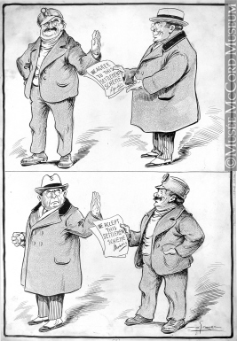 267x385 mutual suspicion or the coal strike situation - Situation Drawing