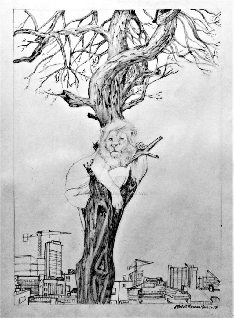 766x1043 Pencil Drawing On Paper Mohit Kumar Rao Concept - Situation Drawing