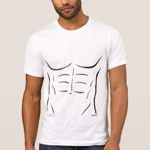 307x307 six pack abs t shirts - Six Pack Abs Drawing