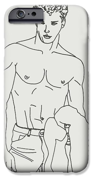 314x600 six pack abs iphone cases fine art america - Six Pack Abs Drawing
