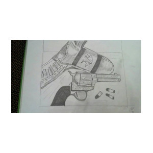 300x300 six shooter drawing - Six Shooter Drawing