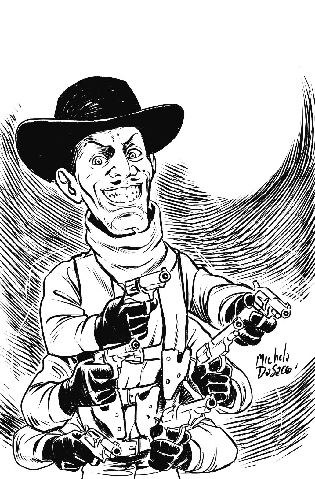 1032x1566 six shooter from puppet master the new comic series - Six Shooter Drawing