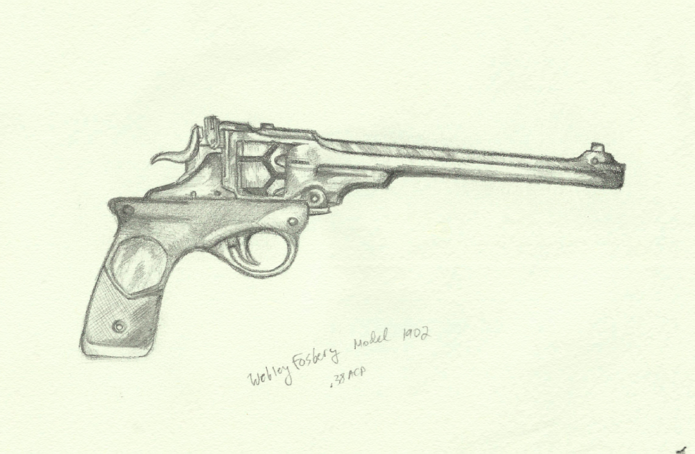 1000x654 webley six shooter blinchiki - Six Shooter Drawing