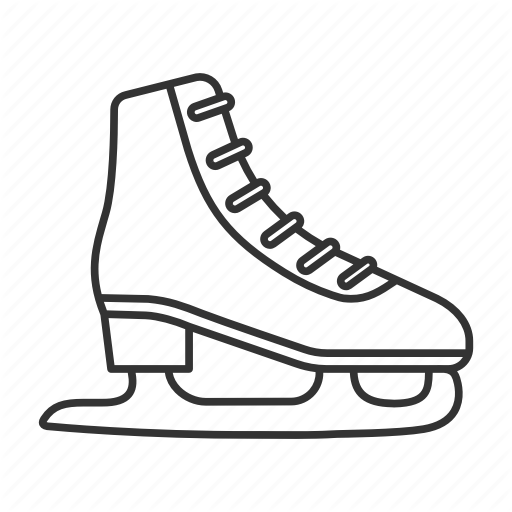 512x512 skates drawing winter transparent png clipart free download - Skate Drawing
