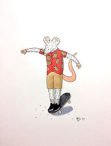 229x300 hang ten - Skate Drawing