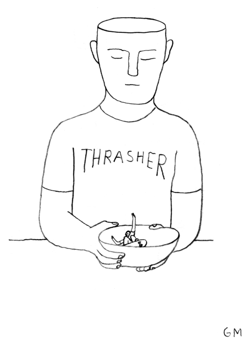 500x702 Geoff Mcfetridge Geoff Mcfetridge - Skateboard Drawing Tumblr