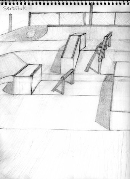 439x604 none - Skatepark Drawing