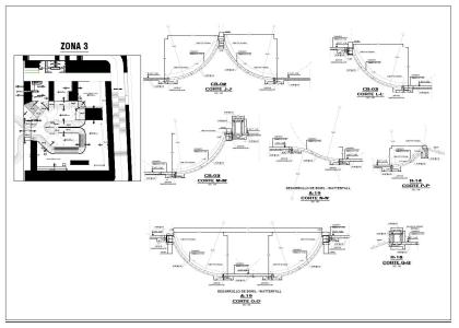 420x300 plant a bowl of a skate park in autocad cad - Skatepark Drawing