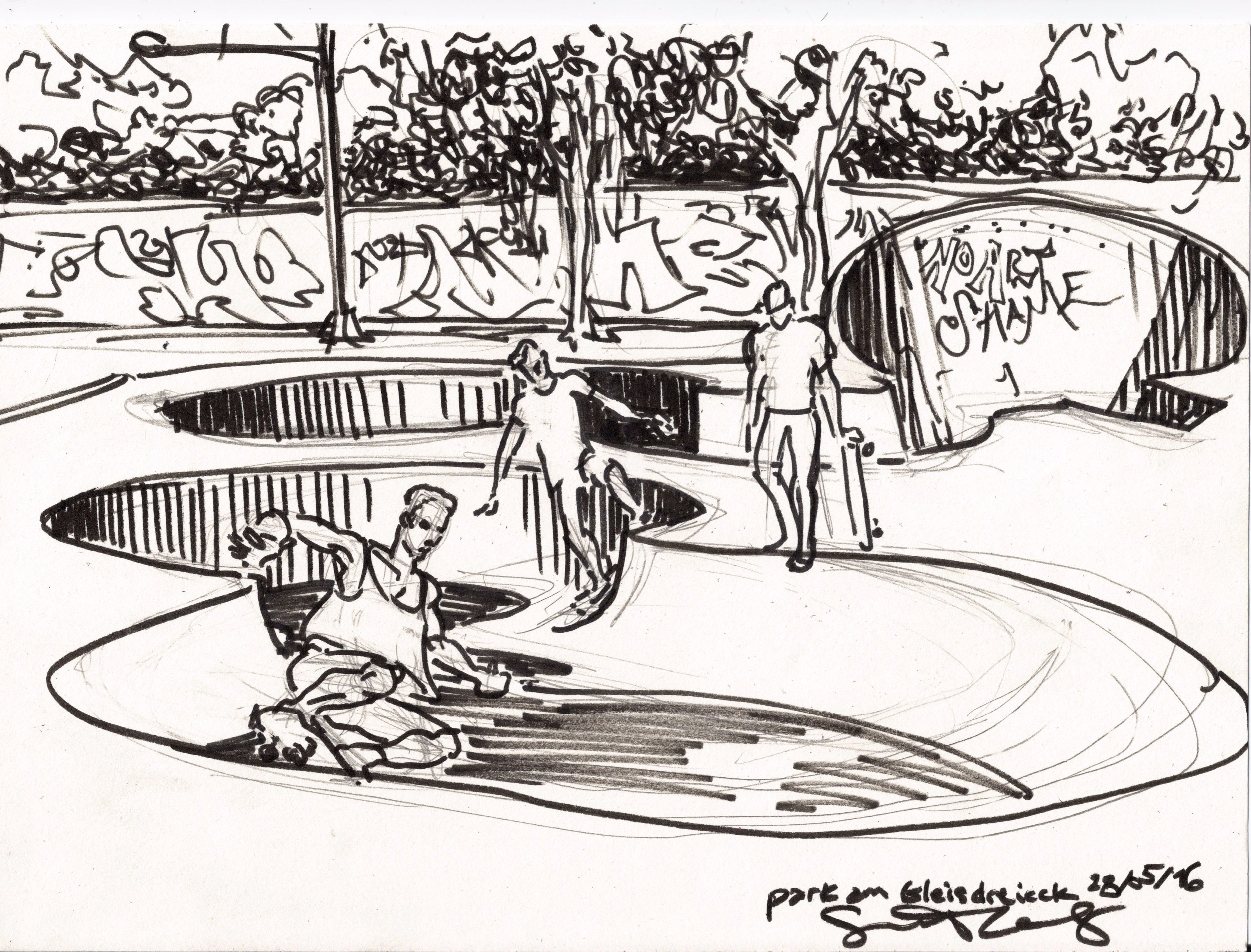 3351x2550 skatepark - Skatepark Drawing