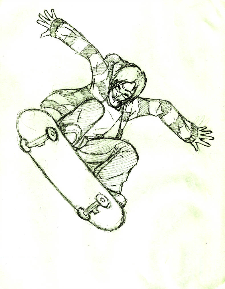 789x1012 skater boy - Skater Boy Drawing
