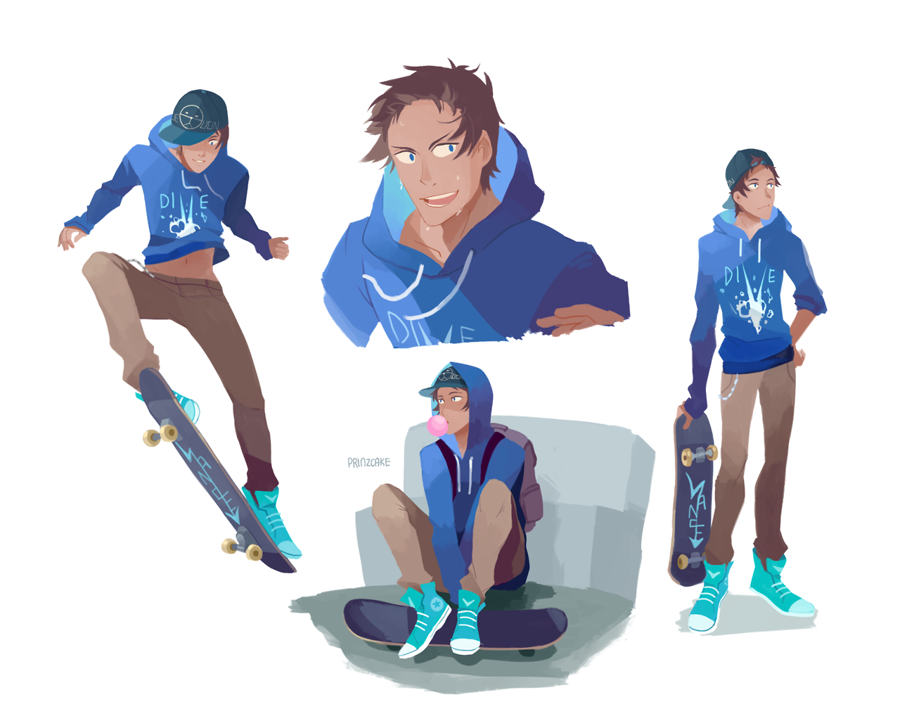 1280x1035 eat your hamburgers, apollo prinzcake skater boy lance drawing - Skater Boy Drawing
