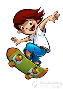 214x301 skater asian boy cartoon - Skater Boy Drawing