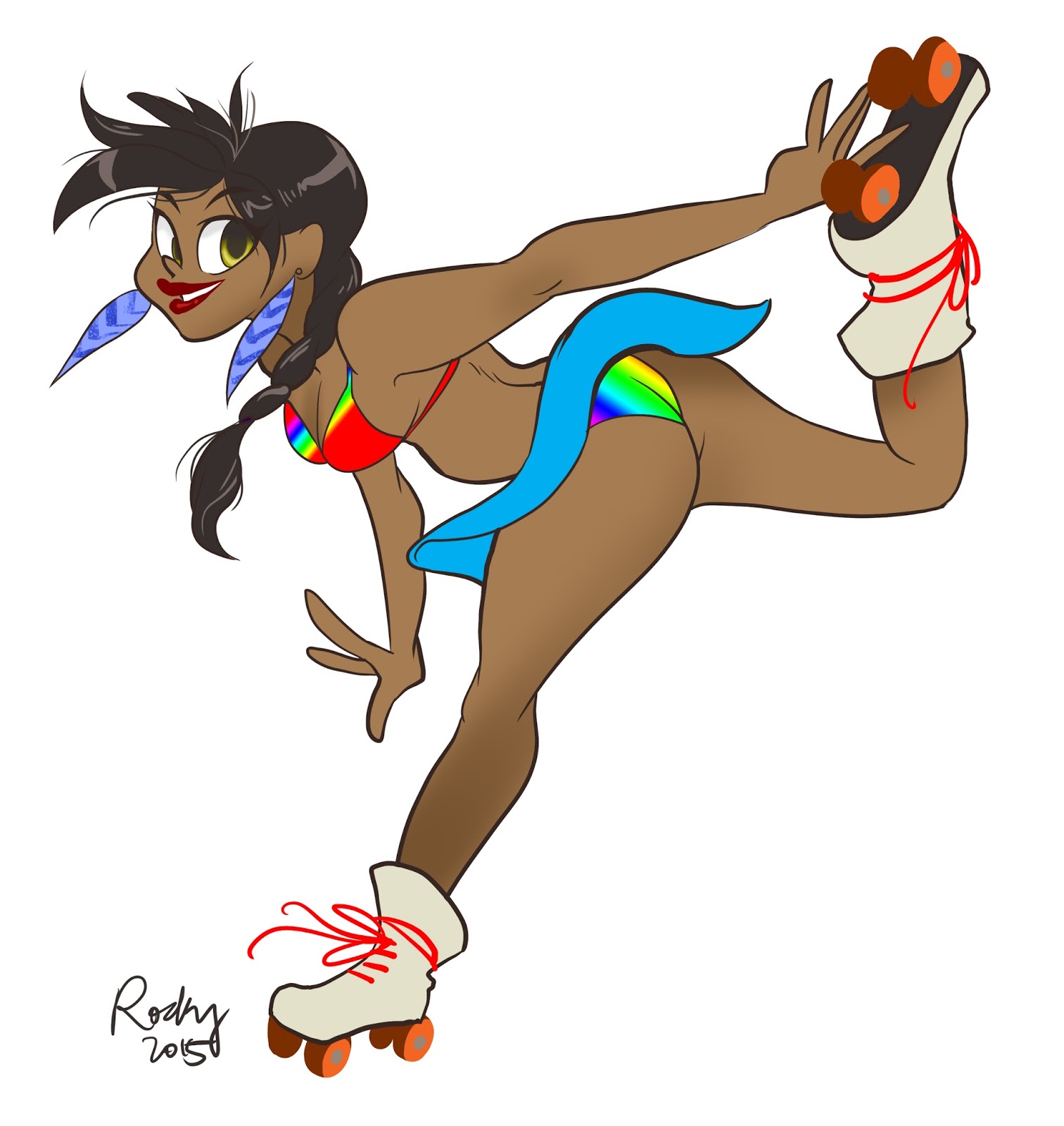 1512x1600 girls drawing girls rainbow skater girl - Skater Girl Drawing