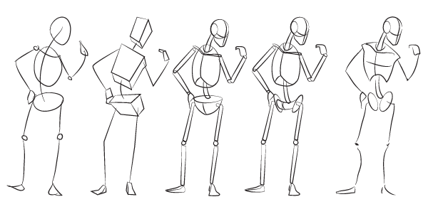 600x301 paint draw paint, learn to draw drawing basics simplified - Skeleton Body Drawing