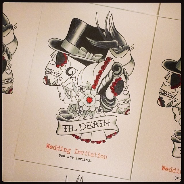 640x640 New Design Already Being Requested!! Yay - Skeleton Bride And Groom Drawing