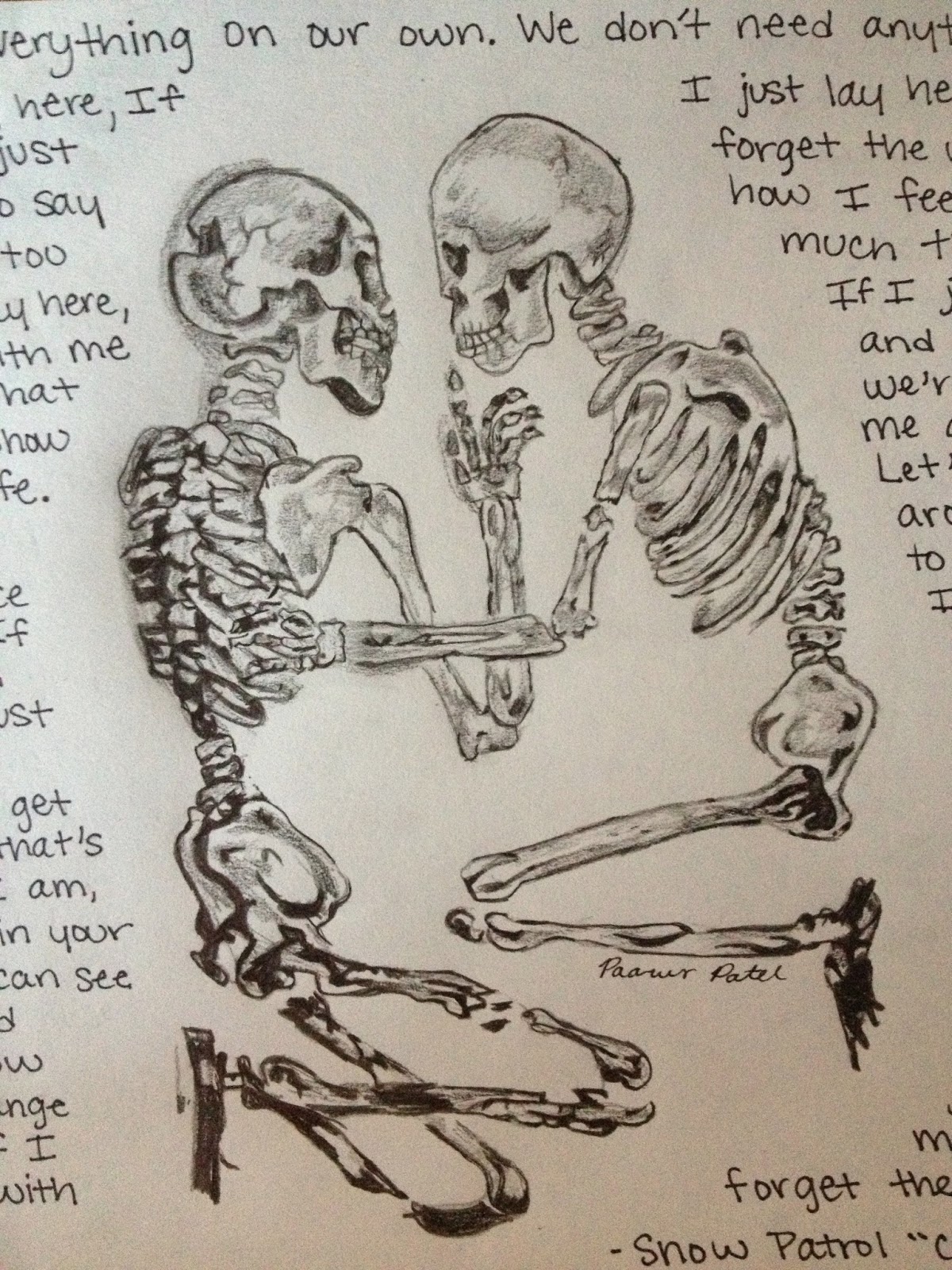 1200x1600 Drawing Paarusjetaime - Skeleton Couple Drawing