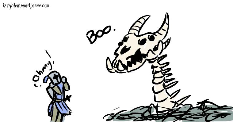 760x400 Skeleton Dragon - Skeleton Dragon Drawing