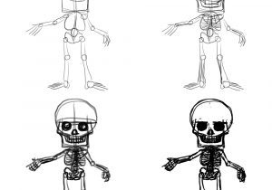 300x210 ribs cartoon drawing - Skeleton Drawing Cartoon