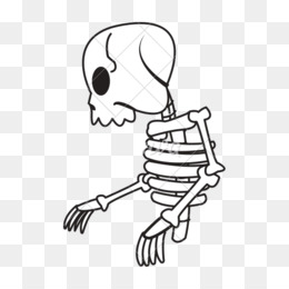 260x260 Cartoon Skeleton Png - Skeleton Drawing Cartoon