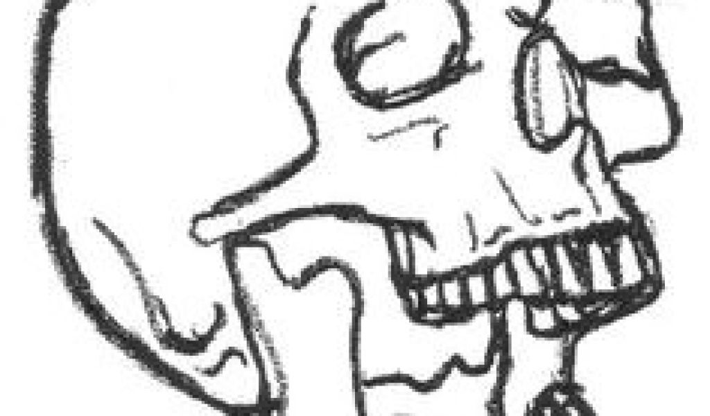 1024x600 Drawing A Skull Easy Best Skeleton Drawing Images Drawing - Skeleton Drawing Easy