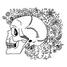 230x230 best skeleton coloring pages for your toddler - Skeleton Drawing For Kids