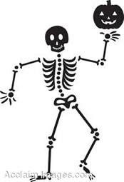 174x255 Fun Halloween Games And Party Ideas For Kids - Skeleton Drawing For Kids