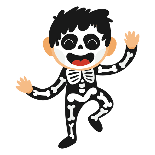 512x512 Drawing Halloween Character Transparent Png Clipart Free - Skeleton Drawing Halloween