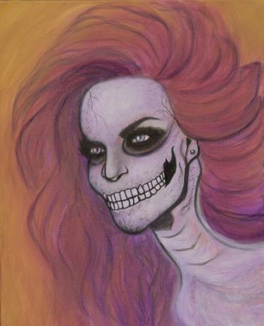 375x463 Skeleton Girl - Skeleton Girl Drawing