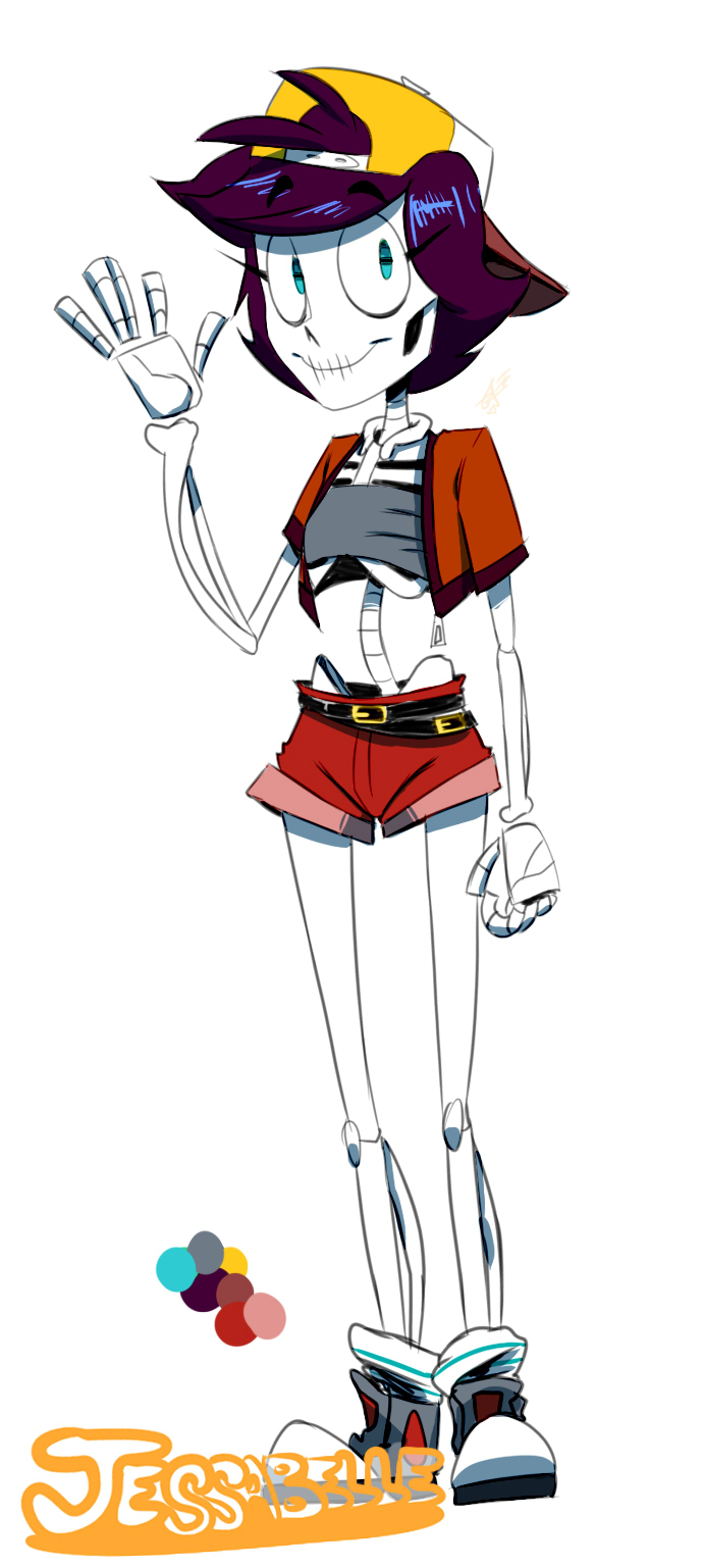 691x1537 skeleton girl jessabelle skeletons know your meme - Skeleton Girl Drawing