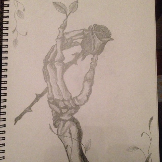 640x640 Selling This Black And White Skeleton Hand Drawing - Skeleton Hand Drawing