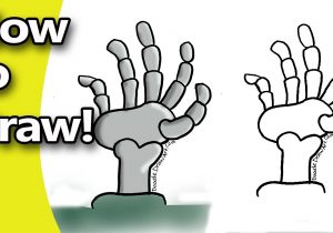 300x210 How To Draw A Skeleton Hand Step - Skeleton Hand Drawing Tumblr