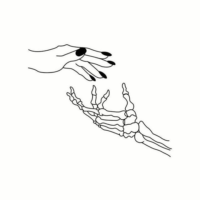 640x640 Give Me Your Skeleton Hand - Skeleton Hand Drawing Tumblr