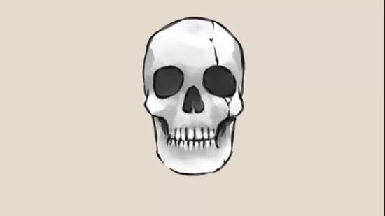 550x309 Ways To Draw A Skull - Skeleton Head Drawing