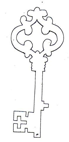 236x484 skeleton key template printable hi ho hi ho begin and end - Skeleton Key Drawing