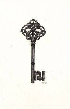 236x367 skeleton key drawing - Skeleton Key Drawing