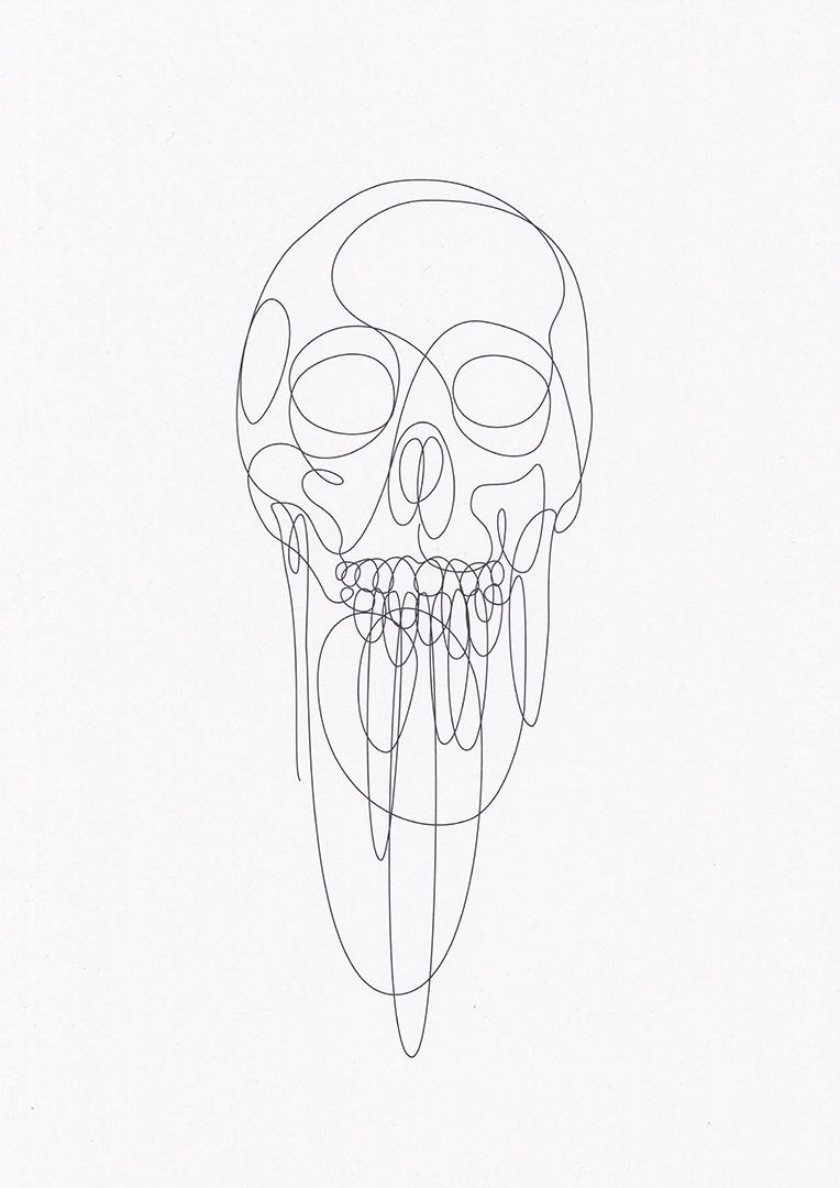 Skeleton Line Drawing at Explore collection of