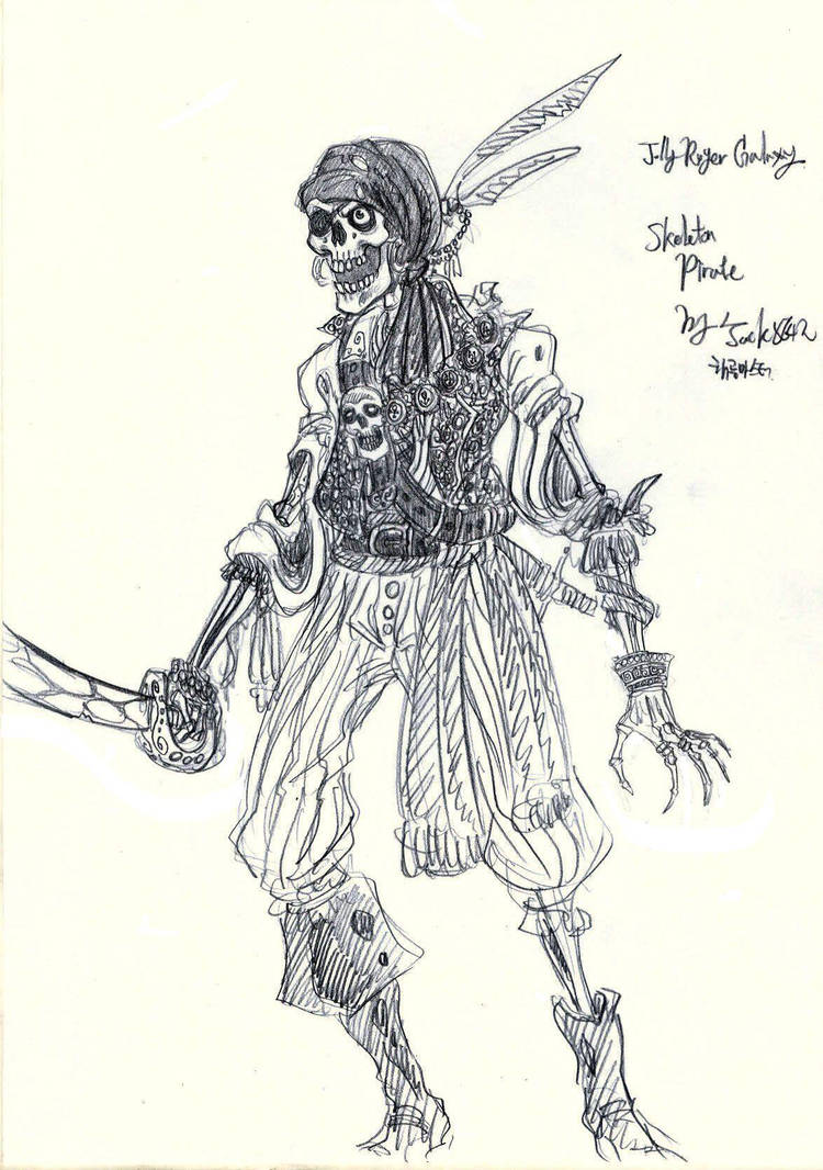 750x1066 Scalawag The Skeleton Pirate - Skeleton Pirate Drawing
