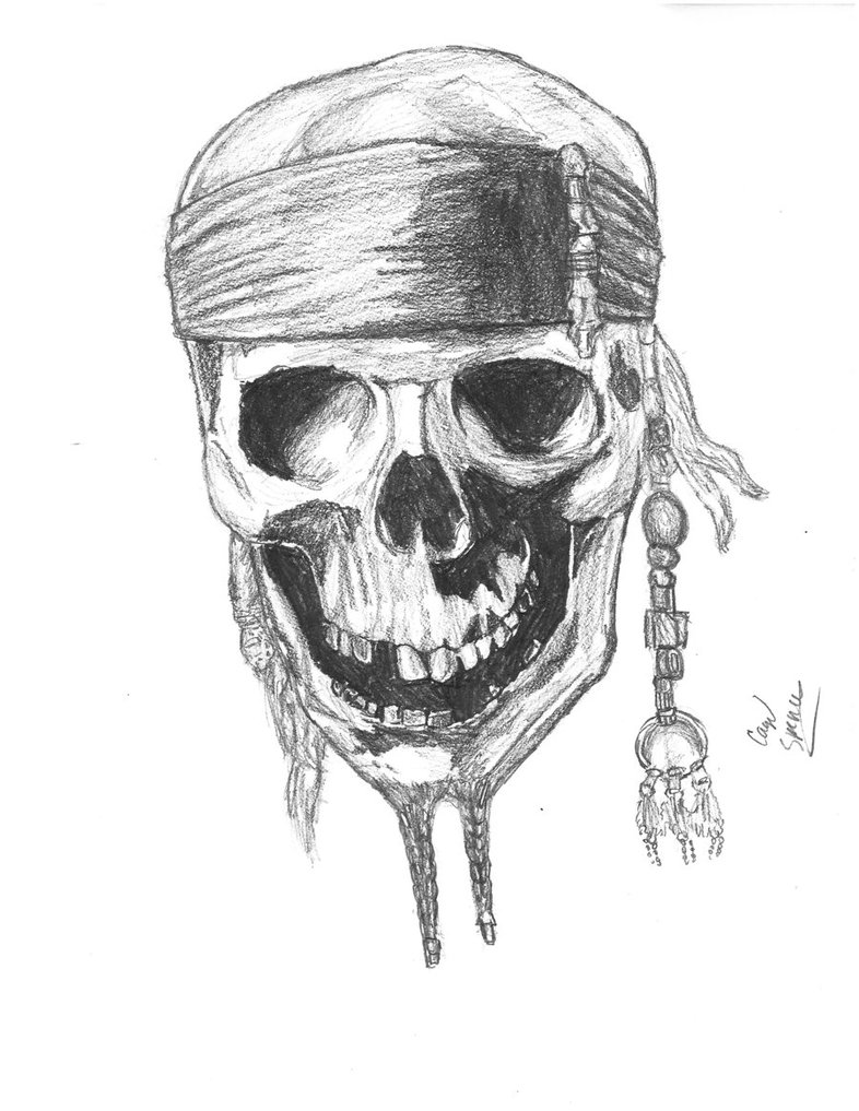 Skeleton Pirate Drawing at Explore collection of