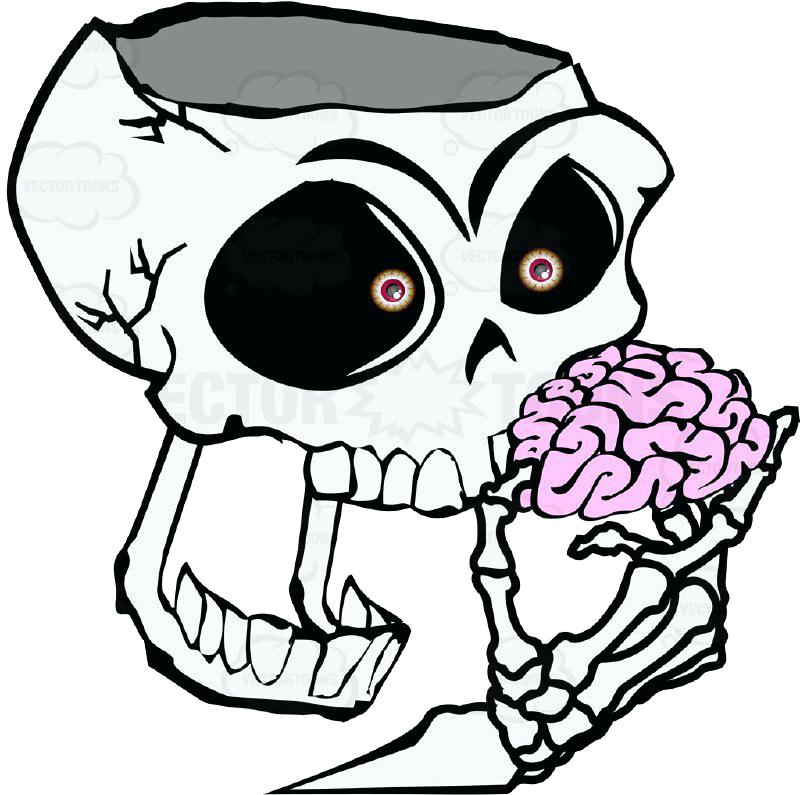800x795 Skeleton Head Clipart Great Free Clipart, Silhouette, Coloring - Skeleton Skull Drawing