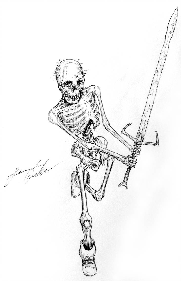 716x1115 Skeleton Warrior - Skeleton Warrior Drawing