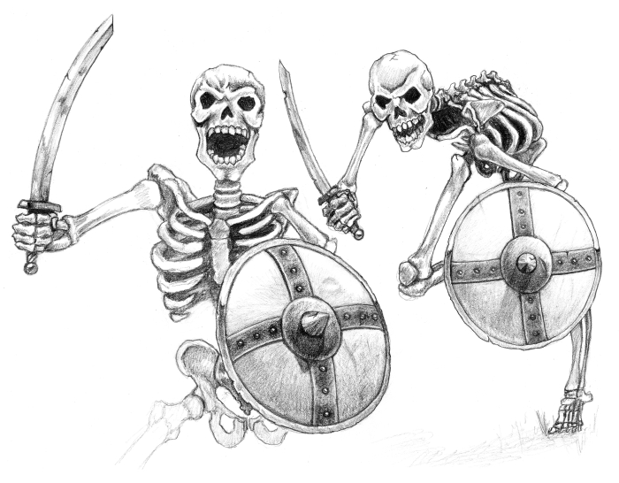 700x546 Skeleton Warriors Riordan Wiki Fandom Powered - Skeleton Warrior Drawing