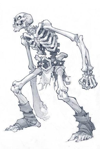 415x617 Skeleton Warrior - Skeleton Warrior Drawing