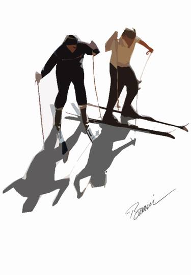 375x538 ski jam drawing - Ski Drawing