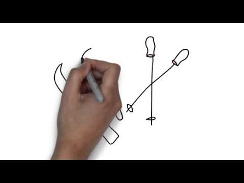 480x360 How To Draw Skis - Ski Drawing