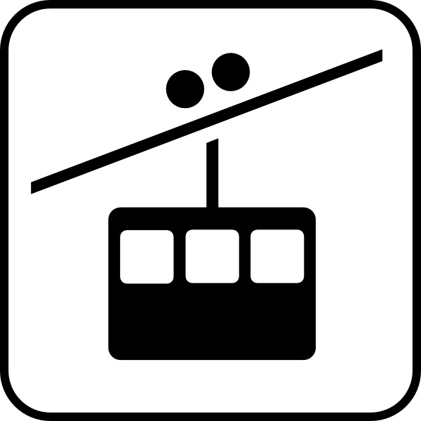 600x600 ski lift clip art free vector in open office drawing - Ski Lift Drawing