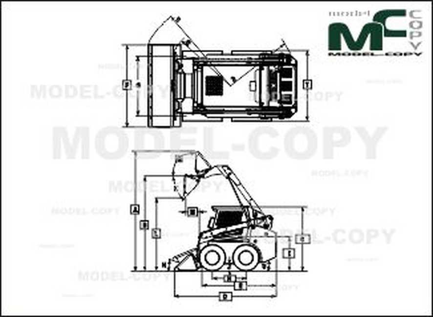 886x649 daewoo skid steer loader plus - Skid Steer Drawing