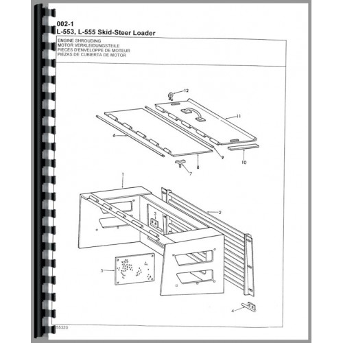 500x500 new holland skid steer parts manual - Skid Steer Drawing