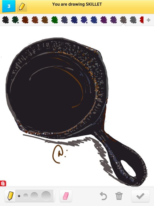 500x667 skillet drawings - Skillet Drawing