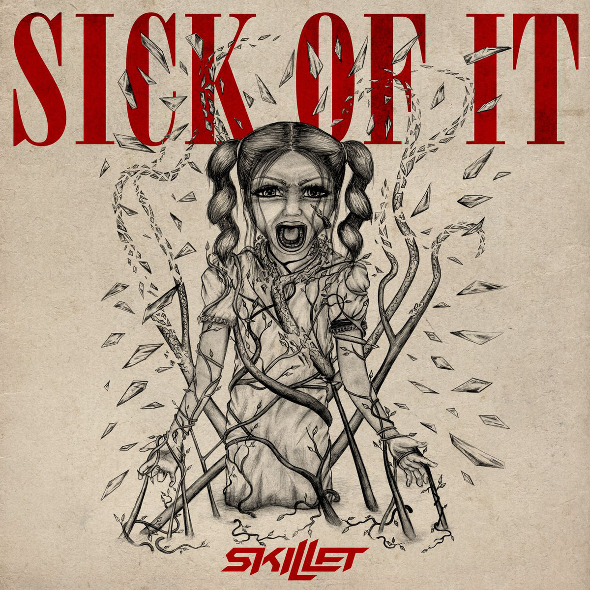 1200x1200 skillet release video for sick of it - Skillet Drawing