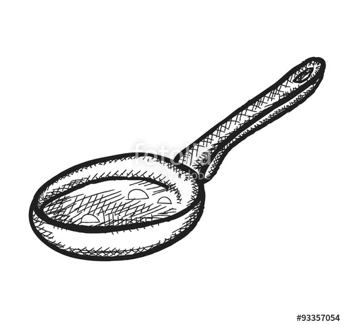 500x473 frying pan, doodle skillet stock photo and royalty free images - Skillet Drawing